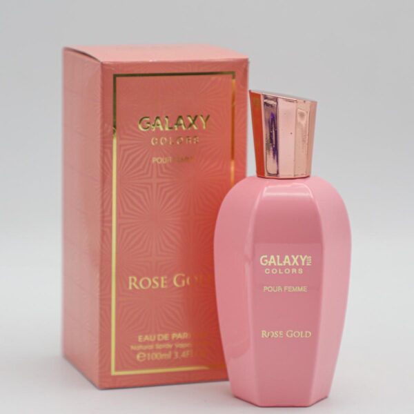 عطر اماراتي GALAXY COLORS ROSE GOLDتعبئة 100مل