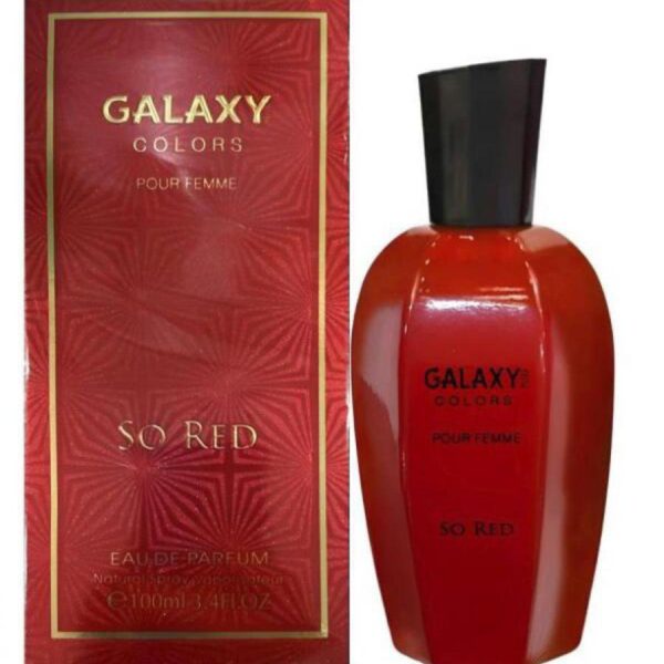 عطر اماراتي GALAXY COLORS SO REDتعبئة 100مل