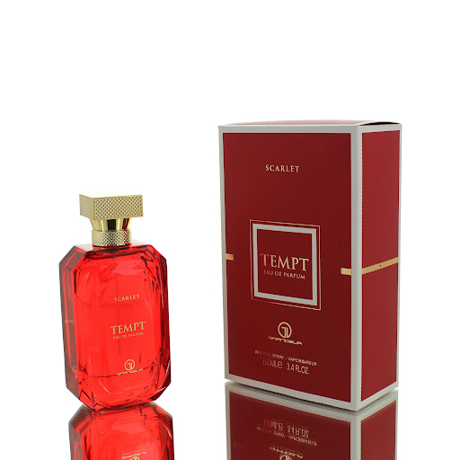 عطر اماراتي جرانديور تعبئة 100 مل  TEMPT SCARLET احمر