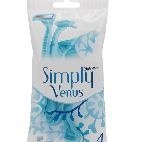 شفرات حلاقة GILLETTE SIMPLY VENUS 4 سيمبلي