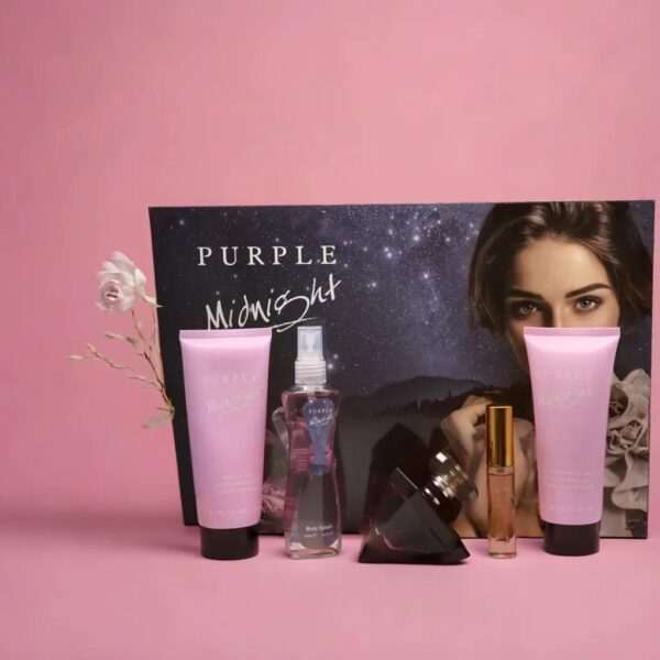 طقم عطر PURPLE MIDNIGHT عدد 5 قطع N7711