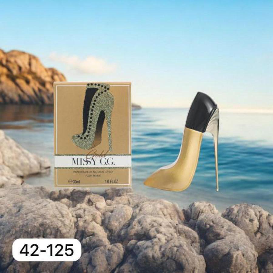 CHP1234 عطر كعب 30 مل لون ذهبي MISSEY G.G - الصورة 1