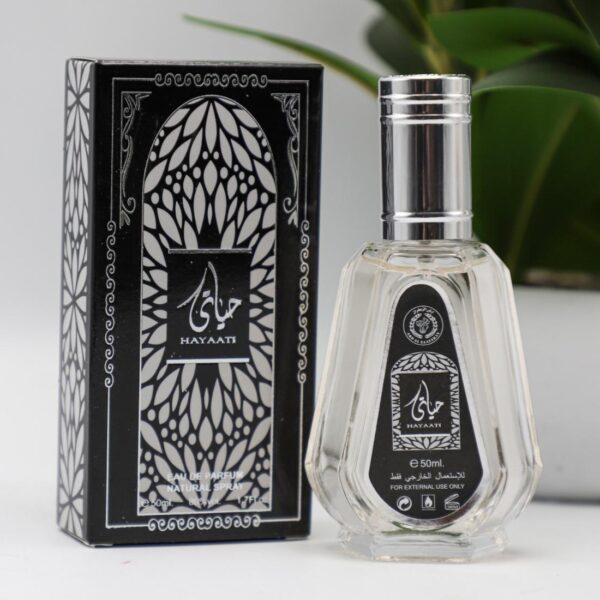 عطر عربي  HAYAATI  حياتي 50 مل لون اسود
