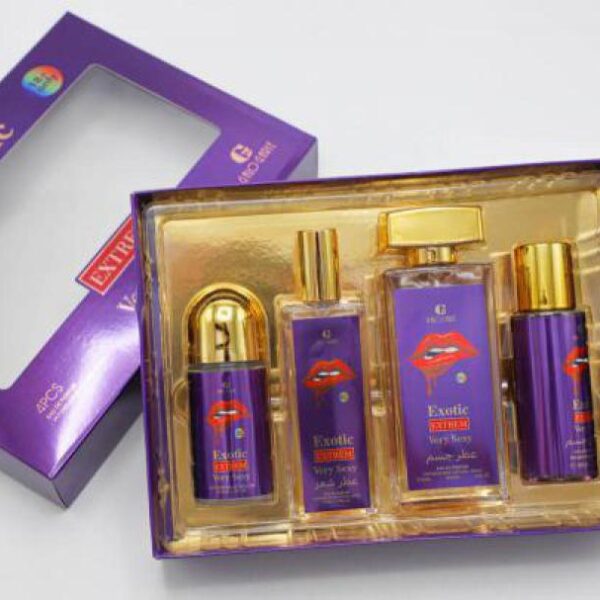 طقم عطر ستاتي EXOTIC جالوجيري 4 قطع LQY4409 رقم 18-80
