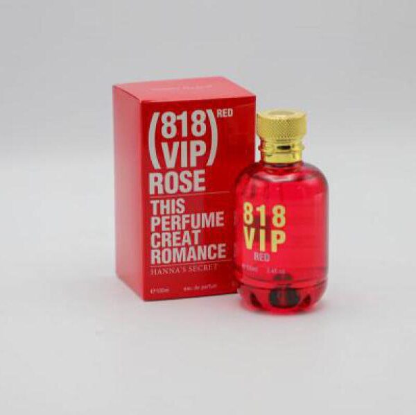 عطرHANNA"s SECRET هانا سيكرت  818 VIP ROSE روس 100 مل