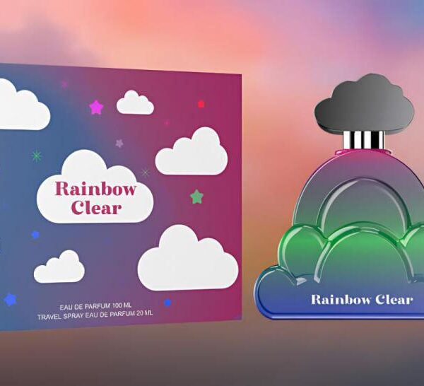 طقم عطر قطعتين  RAINBOW CLEAR  رينبو كلير100مل +20مل  ايتم B2350-10  رقم   2-34