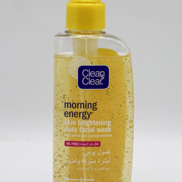 غسول CLEAN & CLEAR كلين اند كلير 150 مل MORNING ENERGY اصفر