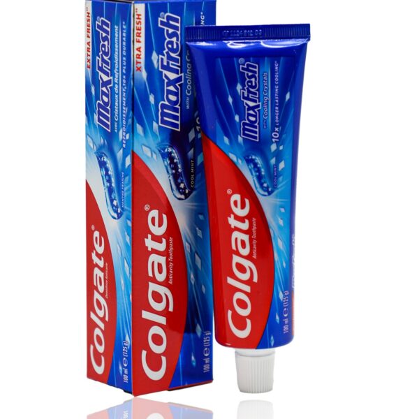 معجون اسنان COLGATE MAX FRESH جولجيت ماكس فرش 100 مل ازرق