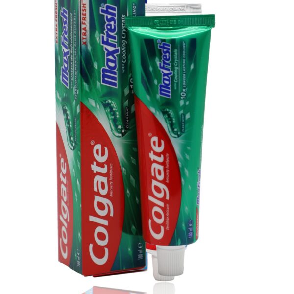 معجون اسنان COLGATE MAX FRESH GREEN جولجيت ماكس فرش100مل اخضر