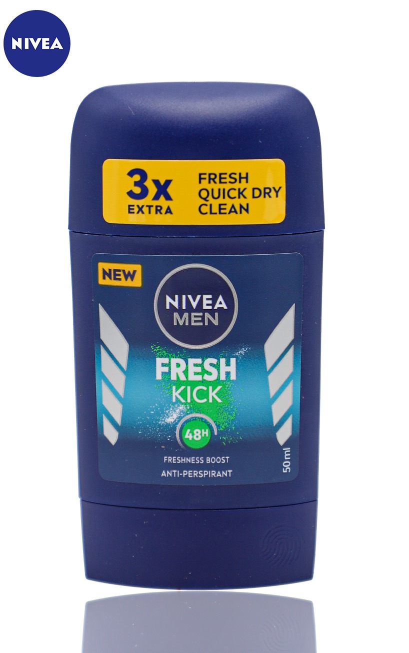 DU6011 ستيك مزيل عرق NIVEAنيفيا 50 مل لون FRESH KICK - الصورة 1