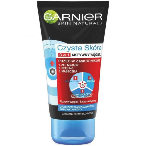 غسول وجهGARNIER جارنير 150 مل  لون CZYSTA SKORA