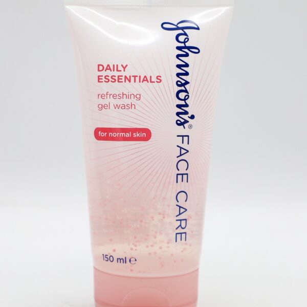 غسول وجهJOHNSONجونسون 150 مل لون RERESHING GEL WASH