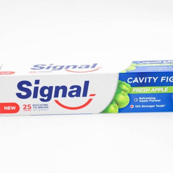 معجون اسنان SIGNAL سيجنال 120 مل لون التفاح الطبيعي