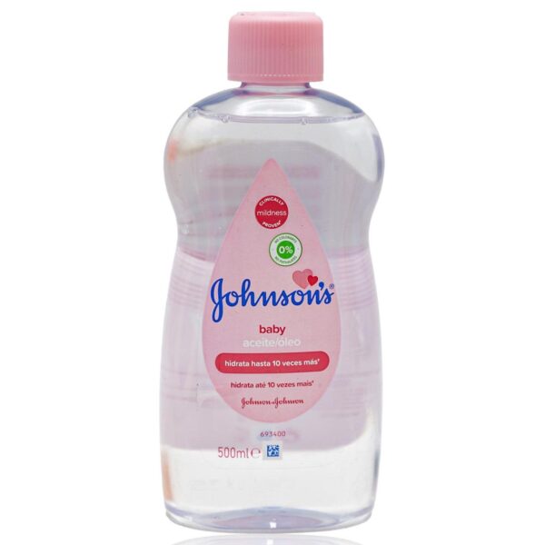 زيت جسم JOHNSONجونسون 500 مل  لون  زهري
