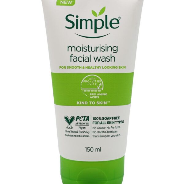 غسول للوجه SIMPLE سيمبل 150 مل moisturising اخضر