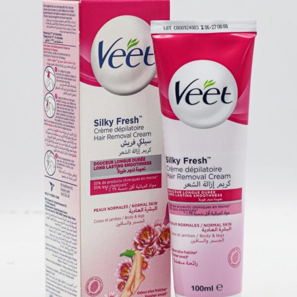 كريم ازالة الشعر  VEET فيت 100مل  NORMAL SKIN زهري