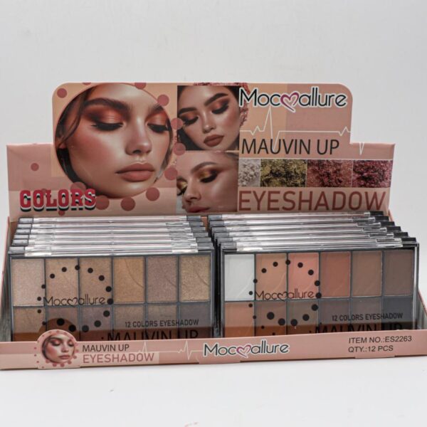 اي شدو كليتر لمعة  MOCALLURE  موكالار  12 لون    ES2263