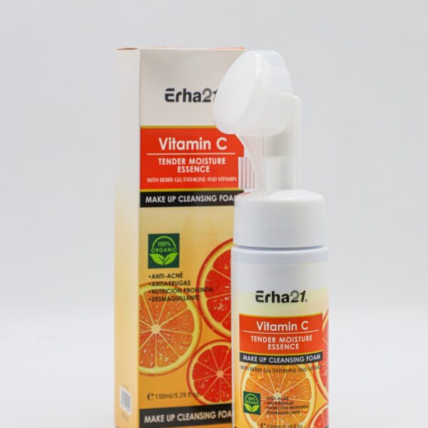 غسول وجه مع فرشاة VITAMIN E -ERHA21فيتامين ي 150 مل رقم KQ-VC150X