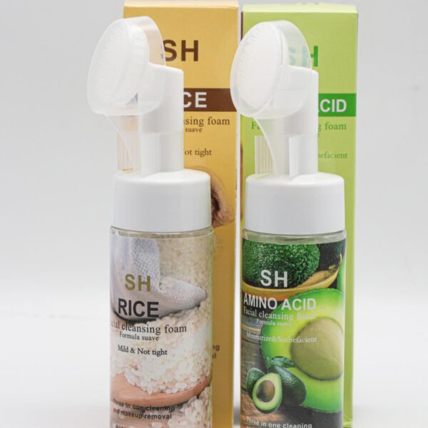 غسول وجه مع فرشاة SH شي 150 مل بالارز والافوكادو ايتم 4146-1 / 4146-3