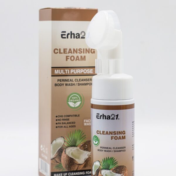 غسول وجه مع فرشاة CLEANSING FOAM -ERHA21ارها 150 مل رقم KQ-X150M بجوز الهند