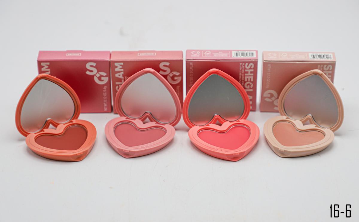 MK6110 بلشر كريمي SHEGLAM شيجلام 3.6 غم 2411رقم كرتونة16-6 - الصورة 1