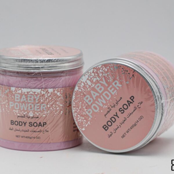 صابونة جسمBABY POWDERبيبي باودر400g 8565رقم كرتونة8-43