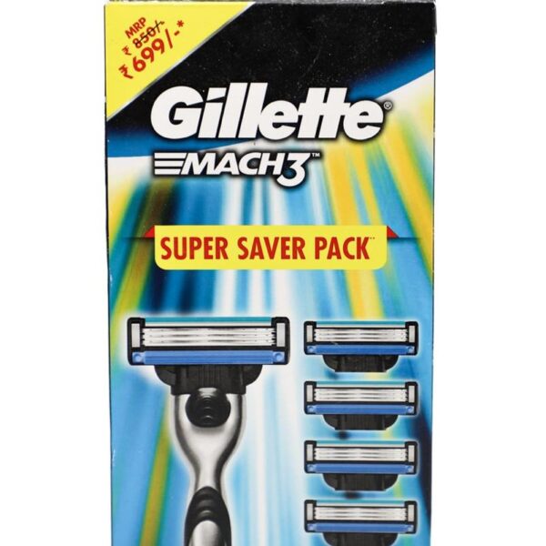 شفرات حلاقة GILLETTE MACH 3 جيليت ماخ 3 SUPER SAVER PACK