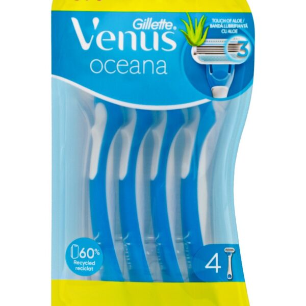 شفرات حلاقة GILLETE VENUS  جيليت فينوس oceana 3+1
