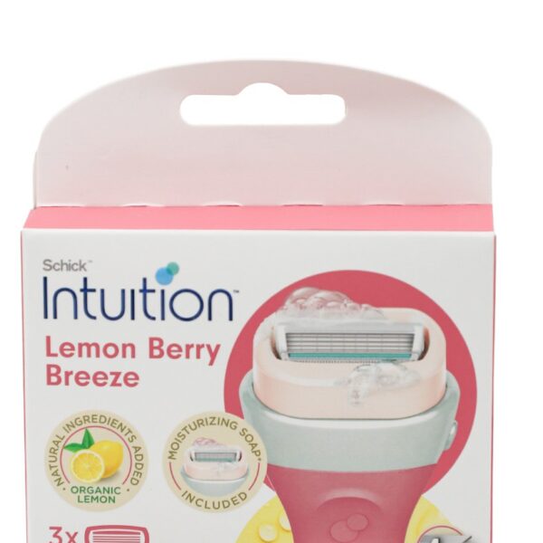 شفرات حلاقة INTUITION 4 انتويشن Lemon Berry Breeze صغير