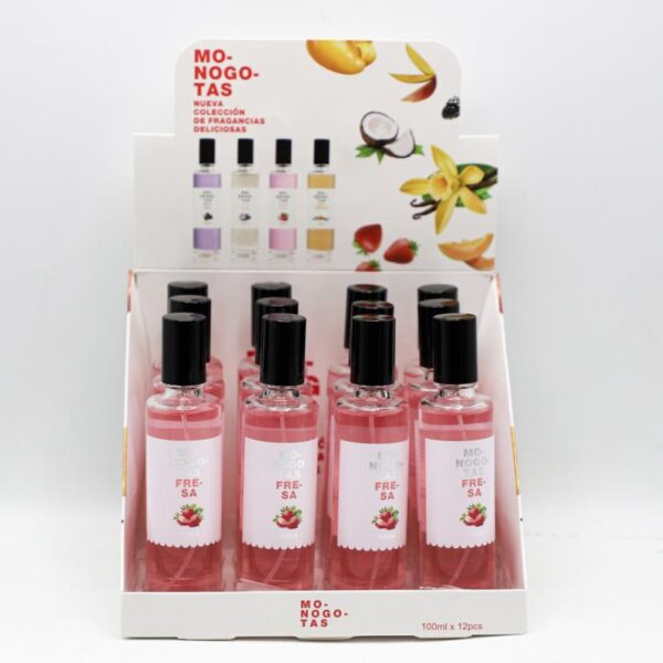 عطر شعر بالفراولة MO-NOGO-TAS 100ML (IT NO.M627Z-4)HANNAS SECRET رقم 76-4 رقم 54-39