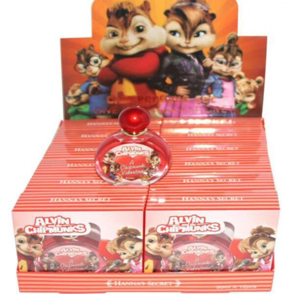 عطر اطفال ALVIN SHIPMUNKS الفين السنجاب 50 مل(IT NO.M558Z-3)HANNA''''S SECRET رقم 76-20