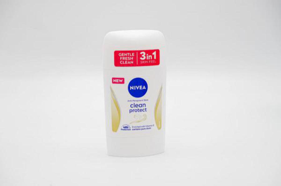 DU6017 ستيك مزيل عرق NIVEAنيفيا 50 مل لون CLEAN PROTECT - الصورة 1