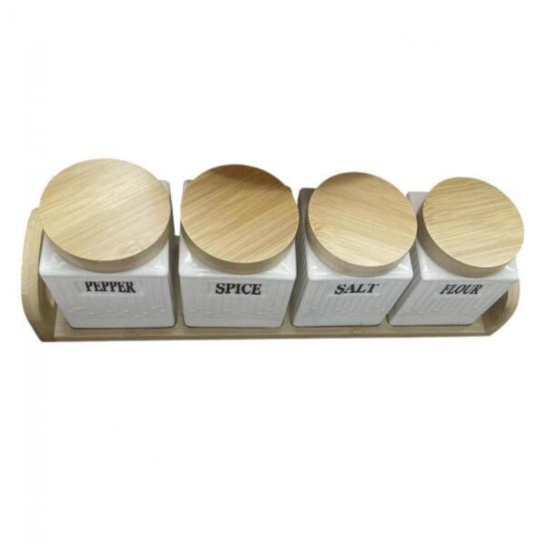طقم علب بهارات  4 قطع رقم 11-10 رقم 127-2