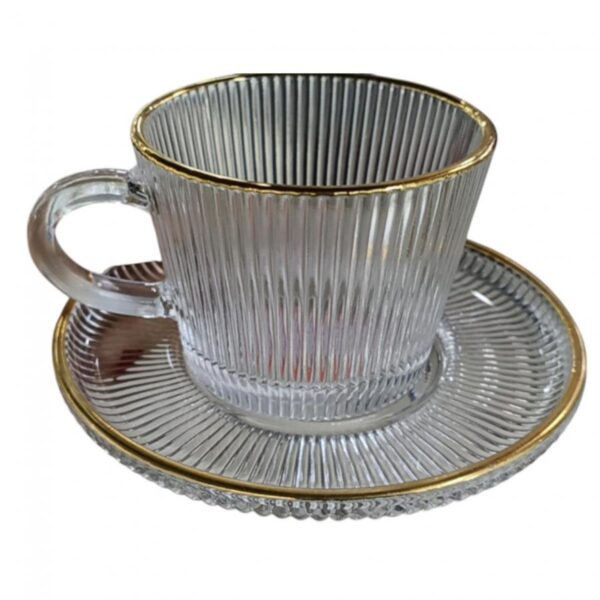 طقم كاسات شاي لون شفاف  رقم 106-30