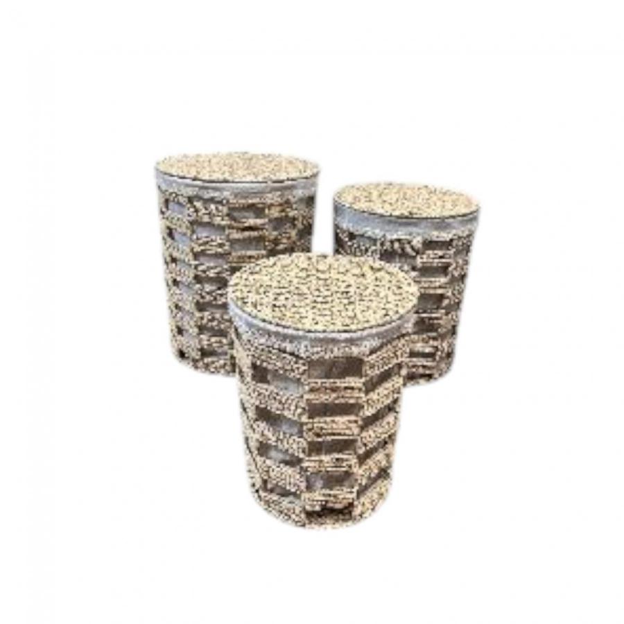 HO1616 طقم سلات قش رقم 130-77 - الصورة 1