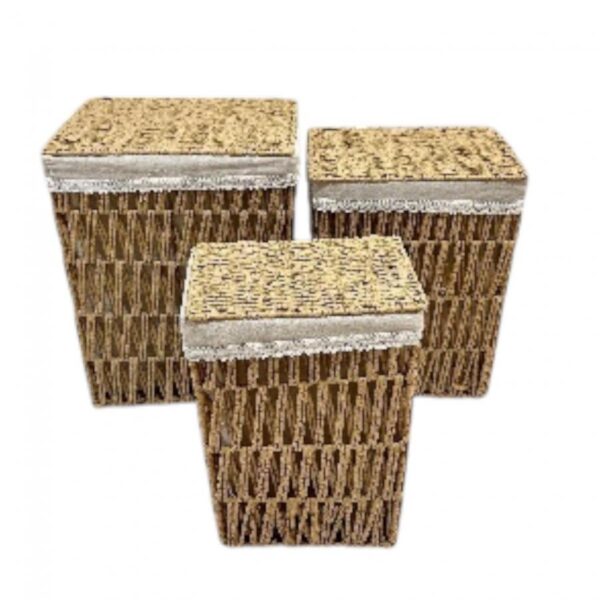 طقم سلات قش مربع  رقم 130-88