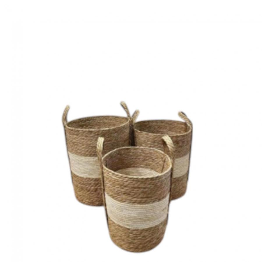 HO1629 طقم سلات قش رقم 130-96 - الصورة 1