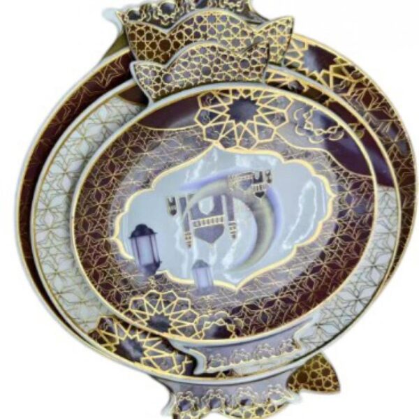 طقم صواني 3 قطع رمضانيه رقم 10-25
