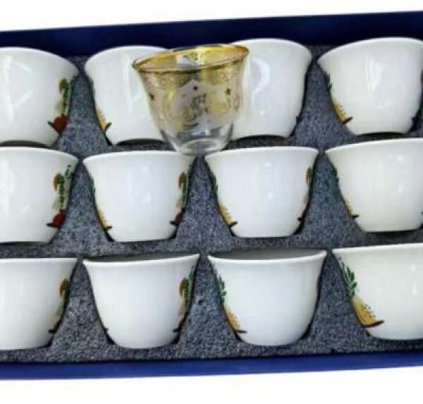 طقم فناجين 12 قطعه رقم 10-48