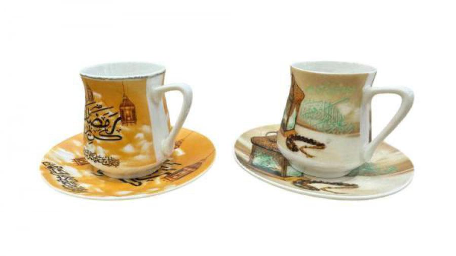 HO1976 طقم فناجين رمضانيه رقم 93-16 - الصورة 1