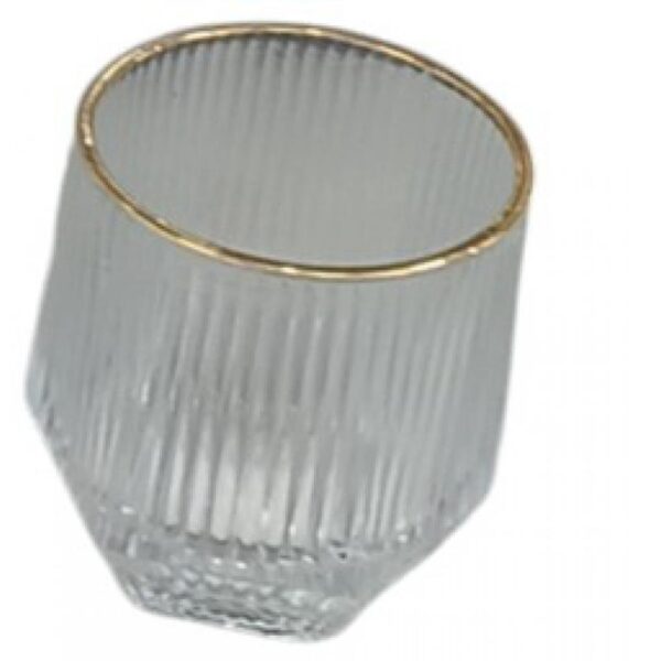 طقم كاسات بحز ذهبي رقم 106-5