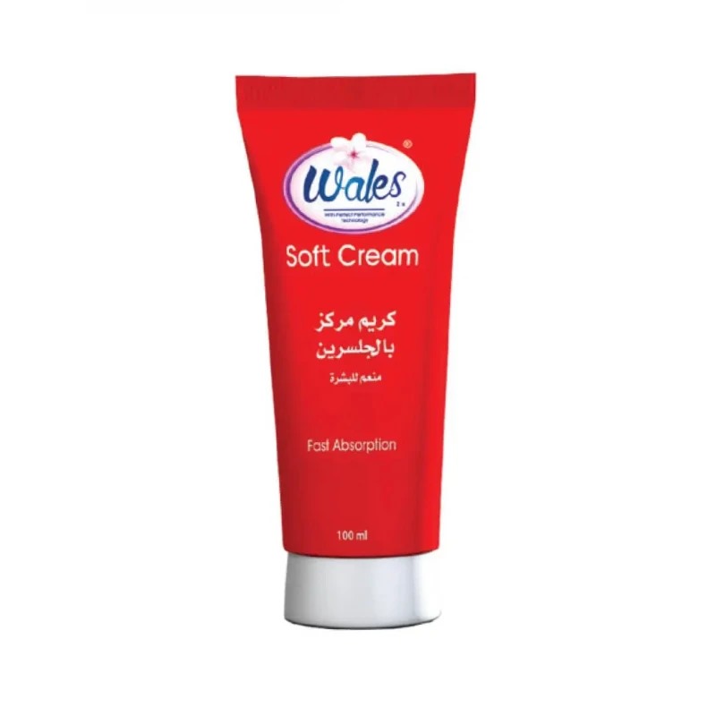KM1160 كريم WALES ويلز بالجلسرين 100مل - الصورة 1