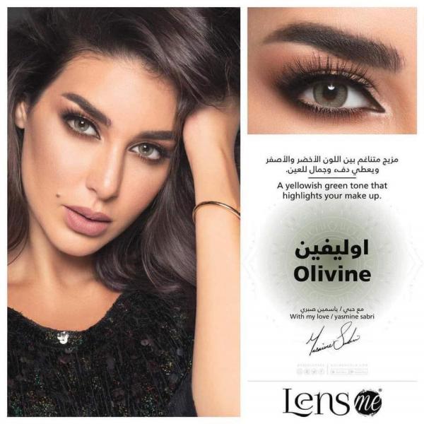 عدسات  lens me لون Olivine