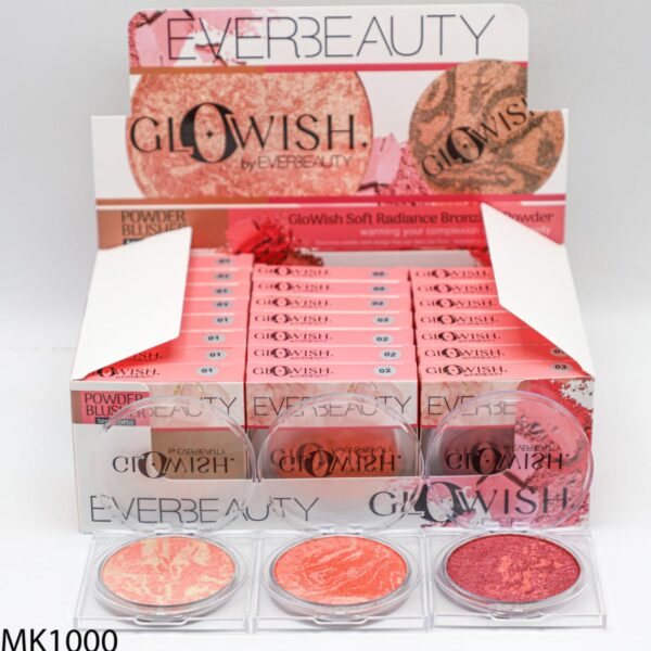 هايلايتر وبلشر  EVER BEAUTY  ايفر بيوتي   7424E