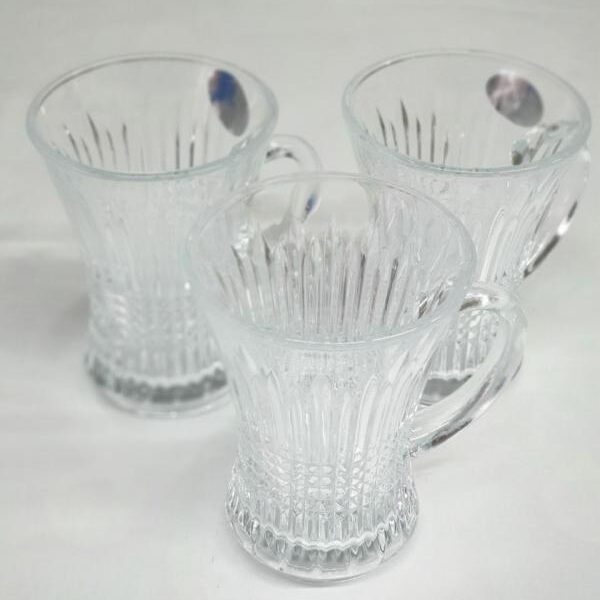 كاسة زجاج شفاف يد مغلقة63-40