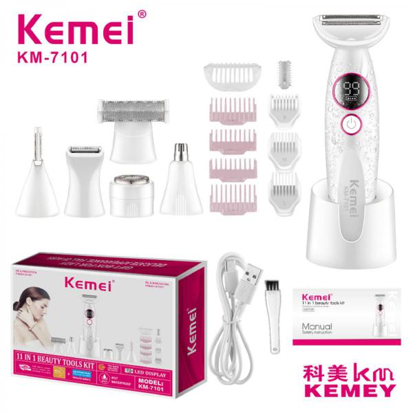 طقم ماكنة حلاقة ستاتي كيمي11 قطعةTMQ-KM-7101